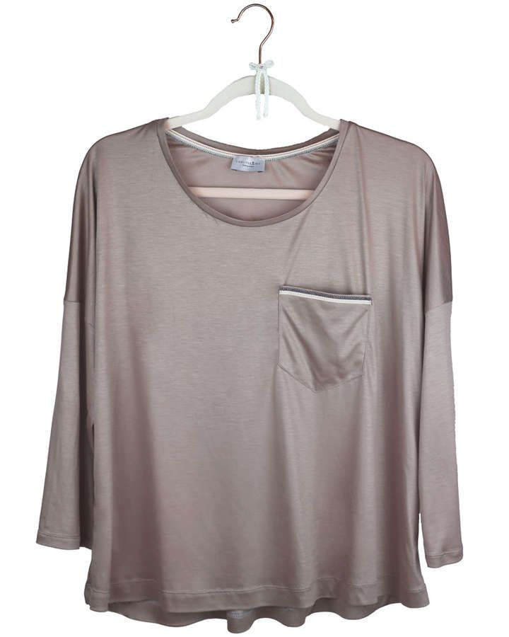 T-Shirt // Jersey, Baumwolle, 3/4 Arm, mauve_01